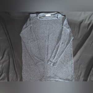 Motherhood Maternity Gray Knit Cowl Sweater